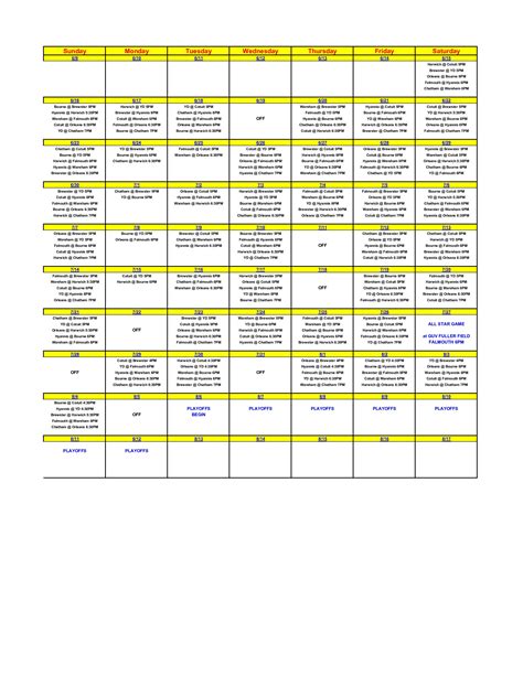 ccbhl|Schedule .